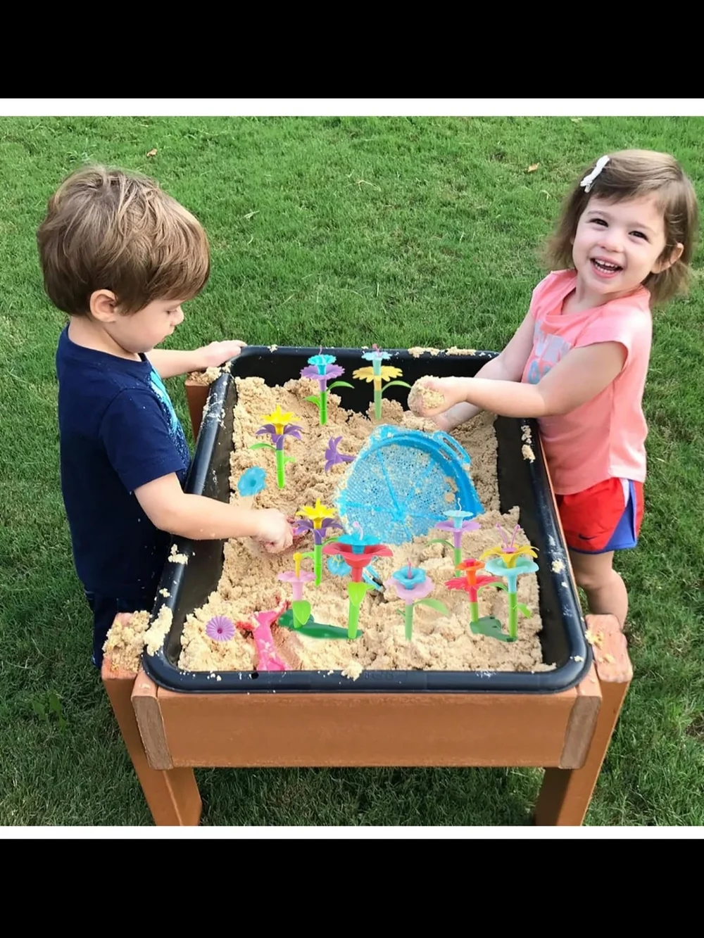 Multicolor Flower Building Set for Kids